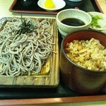 Tsukushi Mbo - 冷たい蕎麦のかやく定食