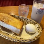 Komeda Ko-Hi-Ten - アイスミルクコーヒー　モーニングセット