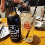 壱豚 - 外が入らないほどの焼酎の量