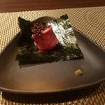 Samwells - ウニと牛タタキの海苔巻