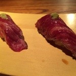 佐五右衛門 - 〆は炙り和牛の握りで！