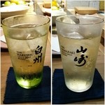 けやき通り 海晴れ - 白州＆山崎のハイボール飲み比べ