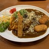 堀江カレー クローバー - バタオムチーズカレー　カニクリームコロッケ追加23年11月