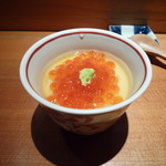 鮨小山 - イクラの茶わん蒸し