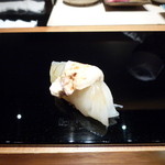 鮨小山 - カワハギは肝もそえて