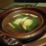 うかい竹亭 - 椀替わり：鱧・松茸鍋