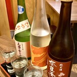 O'denbar うまみや - 【’23.9】日本酒飲み比べ　1200えん