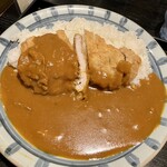 Wabi suke - カツカレーセット大盛り680円