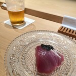 鮨 一幸 - 上に乗ってる海苔の佃煮　まじ絶品