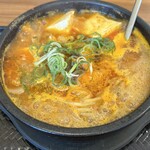 カルビ丼とスン豆腐専門店 韓丼 - 熱々です！！