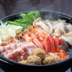 Lots of ingredients! Sankai Chanko nabe