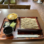 よしのや - ざる蕎麦ミニカツ丼