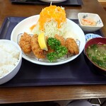 Taiyou Shokudou - 2023年7月 カキフライ定食　1050円
