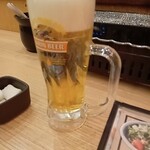 Hamayaki Hokkaidou Uoman - 生ビール