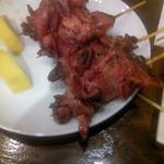 里葉亭 - 白レバー。でかい…