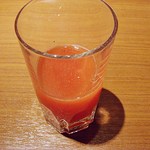 焼津グランドホテル - 朝食のいちごジュースですｗ　なかなか濃いですｗ　　もうおなかがはちきれそうです（＾ω＾）