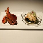 中国飯店 富麗華 - 伊勢海老　海老出汁の湯引き