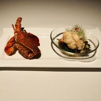 中国飯店 富麗華 - 伊勢海老　海老出汁の湯引き
