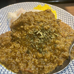 ヌードル＆スパイスカレー 今日の1番 - 朝限定セット(本日のカレー) キーマカレー