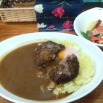 木の香り - やくぜんハンバーグカレー