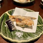 Gomi - 甘鯛、メヒカリ、茄子の天ぷら
