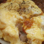 日々cafe - キーマカレーのふわふわ卵♪