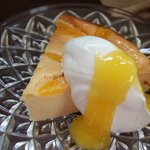 日々cafe - マンゴーチーズケーキ