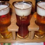 札幌開拓使 - 地ビール飲み比べセットです。ビールが３種類飲める嬉しいセットです。未濾過、クラーク、ハリーです。
