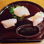 焼津グランドホテル - その場で切ってくれる夕食のお刺身ですｗ　赤イサキなど珍しい魚もありました（＾＾＠