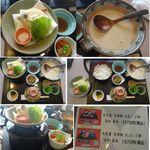 Kotobukien - 自然薯御前の天ぷらセット1,575円(税込)。寿苑（愛知県岡崎市）食彩賓館撮影