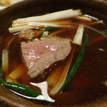 蕎麦ひら井 - 鴨汁の鴨は旨かった～