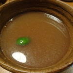 蕎麦ひら井 - 鴨汁の蕎麦湯割り