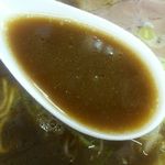 北山龍 - 【2013年08月】ブラックソルトラーメンのスープアップ。