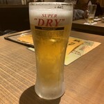 ふつうの居酒屋 - 生ビール