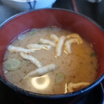 Midori Shiyokudou - 野菜炒め定食　味噌汁