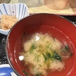 島の味処 平戸こんね - 布海苔の味噌汁も美味しい。