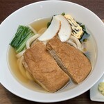 RIＳE - 厚みのあるジューシーお揚げのきつねうどん