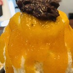 こひる庵 - あんこ乗せてみた♡さらに幸せな1杯になった(๑˃̵ᴗ˂̵)