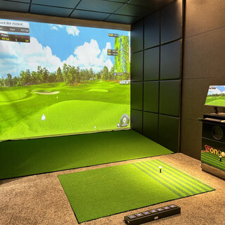 在最高级的机器上尽情享受模拟高尔夫。也可以作为练习◎