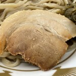 ラーメン もっけだの - 『青唐味噌つけ麺ニンニク野菜マシマシ+ネギ』の豚