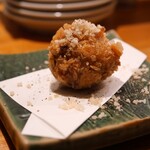 Komazawa Sutando Esu - 自家製サルシッチャひと口メンチ