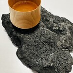 レミニセンス - ・天岩戸の神の水と名古屋コーチン、塩、昆布のスープ
      味覚のリセットして 第三章へ。