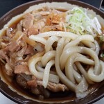 Hyakuman goku - うどんの麺の表情。