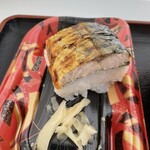 福そば - 焼き鯖寿司2貫