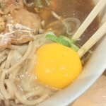 一〇そば - この黄身は濃厚です