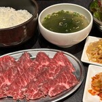 炙りや 秀苑 天 - ハラミランチ