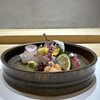 Sushi Matsuura - お刺身盛り合わせ・・いつもながら美しく数種類盛られ、美味しそう。^^