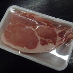 丸中本店 - 豚カツ肉ロース　1枚263円