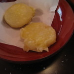 駒の湯山荘 - 山芋天ぷら