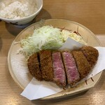 とんかつ野崎 - 牛ヒレカツ定食